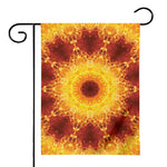 Sun Fire Kaleidoscope Print House Flag