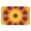 Sun Fire Kaleidoscope Print Indoor Door Mat
