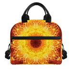 Sun Fire Kaleidoscope Print Insulated Lunch Bag