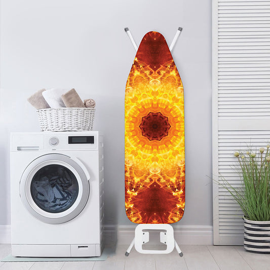 Sun Fire Kaleidoscope Print Ironing Board Cover