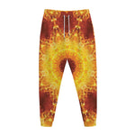 Sun Fire Kaleidoscope Print Jogger Pants