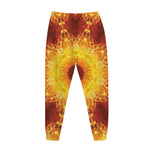 Sun Fire Kaleidoscope Print Jogger Pants