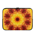 Sun Fire Kaleidoscope Print Laptop Sleeve