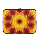 Sun Fire Kaleidoscope Print Laptop Sleeve