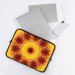 Sun Fire Kaleidoscope Print Laptop Sleeve