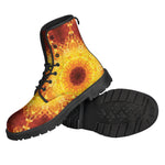 Sun Fire Kaleidoscope Print Backpack