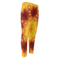 Sun Fire Kaleidoscope Print Men's Compression Pants