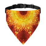 Sun Fire Kaleidoscope Print Over The Collar Dog Bandana
