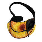 Sun Fire Kaleidoscope Print Pet Sling Carrier