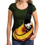 Sun Fire Kaleidoscope Print Pet Sling Carrier