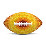 Sun Fire Kaleidoscope Print Rugby Ball