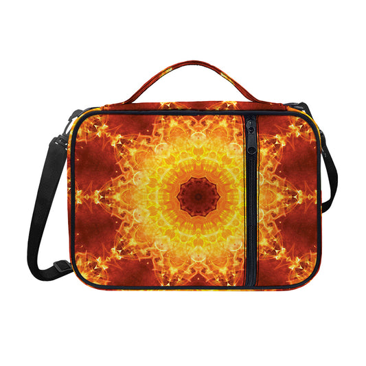 Sun Fire Kaleidoscope Print Shoulder Strap Bible Bag