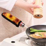 Sun Fire Kaleidoscope Print Skillet Handle Cover