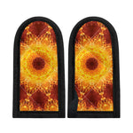 Sun Fire Kaleidoscope Print Skillet Handle Cover