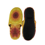 Sun Fire Kaleidoscope Print Slippers