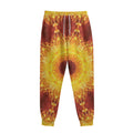 Sun Fire Kaleidoscope Print Sweatpants
