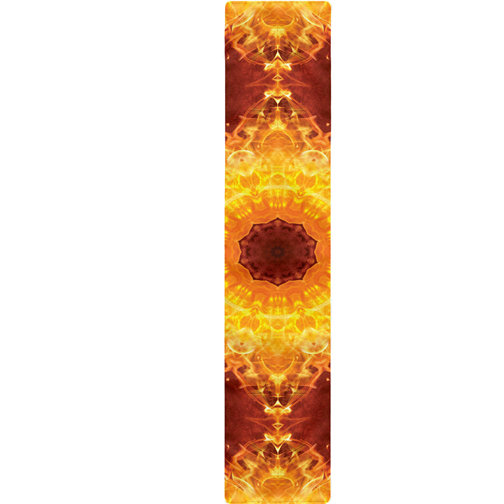 Sun Fire Kaleidoscope Print Table Runner
