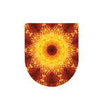 Sun Fire Kaleidoscope Print Toilet Lid Cover