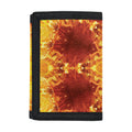 Sun Fire Kaleidoscope Print Trifold Wallet