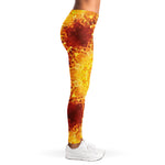 Sun Fire Kaleidoscope Print Women's Leggings