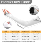 White And Black American Flag Print Sun Protection Arm Sleeves