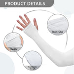 Little Angel Pattern Print Sun Protection Arm Sleeves