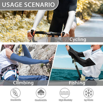 Falling Poker Cards Print Sun Protection Arm Sleeves