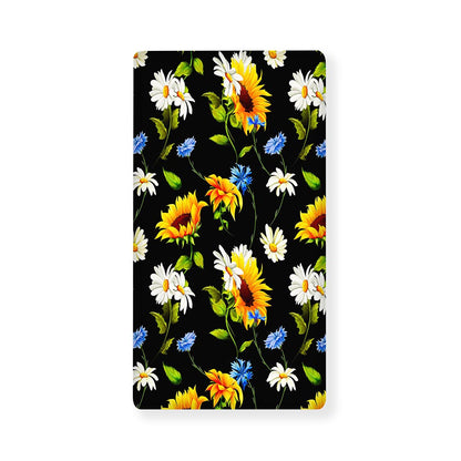Sunflower Chamomile Pattern Print Baby Crib Sheet