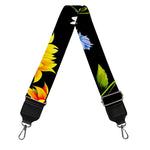 Sunflower Chamomile Pattern Print Bag Strap