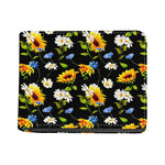 Sunflower Chamomile Pattern Print Bifold Wallet