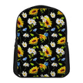Sunflower Chamomile Pattern Print Casual Backpack