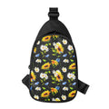Sunflower Chamomile Pattern Print Sling Bag