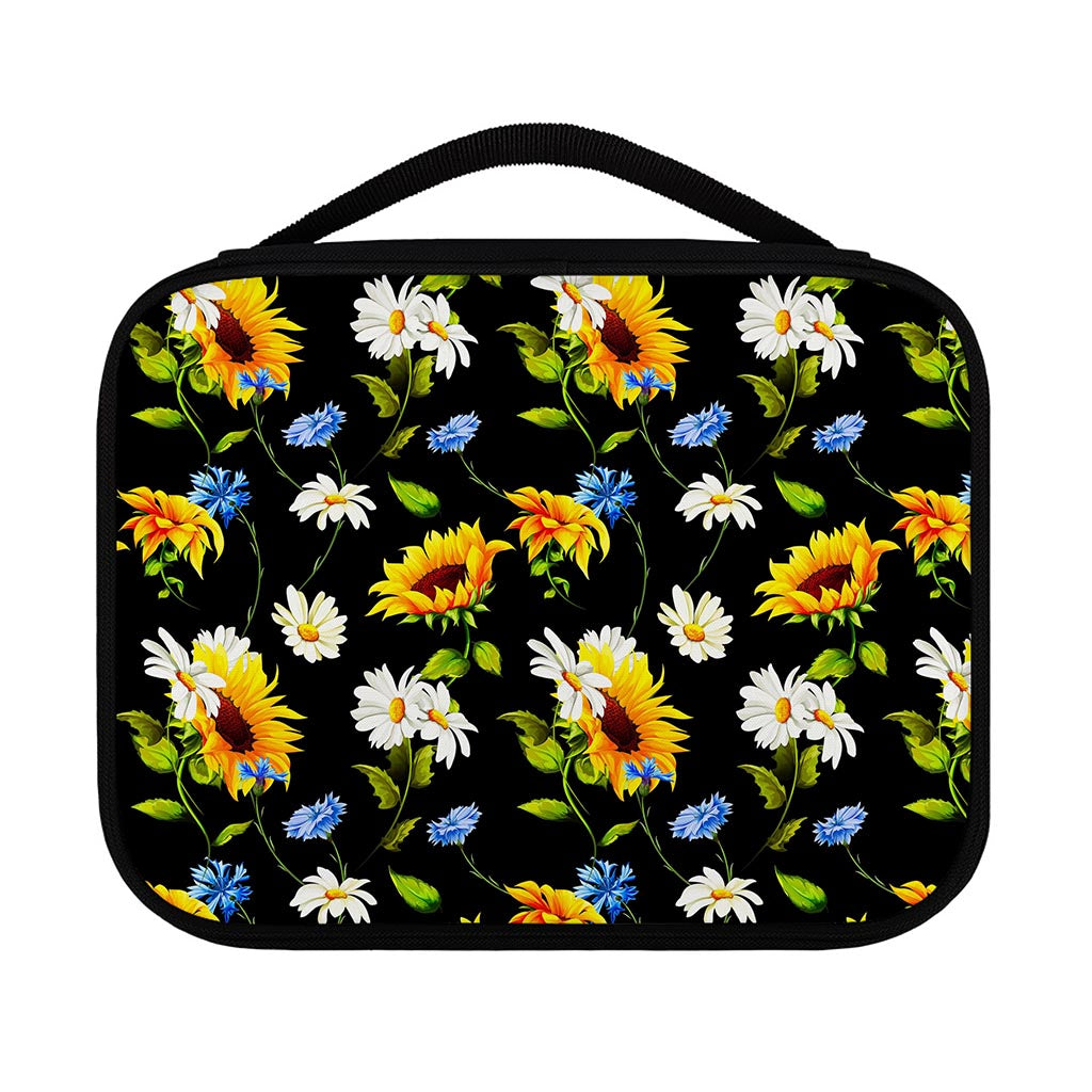 Sunflower Chamomile Pattern Print Classic Bible Case