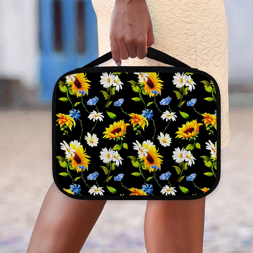 Sunflower Chamomile Pattern Print Classic Bible Case