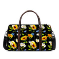 Sunflower Chamomile Pattern Print Duffel Bag