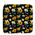 Sunflower Chamomile Pattern Print Hand Towel