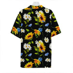Sunflower Chamomile Pattern Print Hawaiian Shirt