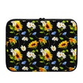 Sunflower Chamomile Pattern Print Laptop Sleeve