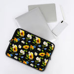 Sunflower Chamomile Pattern Print Laptop Sleeve