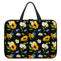 Sunflower Chamomile Pattern Print Laptop Sleeve With Handle