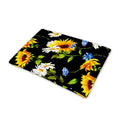 Sunflower Chamomile Pattern Print Pet Cooling Mat Cover
