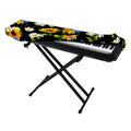 Sunflower Chamomile Pattern Print Piano Keyboard Cover