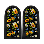 Sunflower Chamomile Pattern Print Skillet Handle Cover