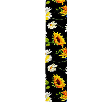 Sunflower Chamomile Pattern Print Table Runner