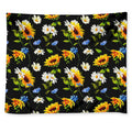 Sunflower Chamomile Pattern Print Tapestry