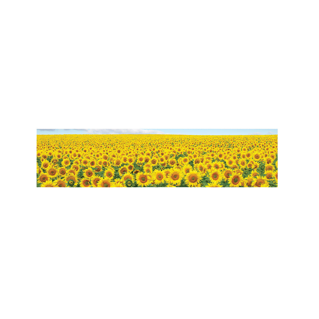 Sunflower Field Print Bed Runner