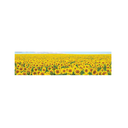 Sunflower Field Print Bed Runner