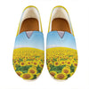 Sunflower Field Print Casual Shoes