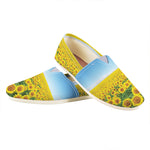 Sunflower Field Print Casual Shoes