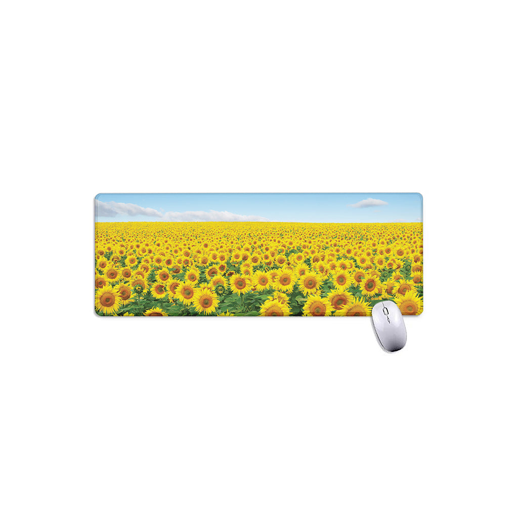 Sunflower Field Print Extended Mouse Pad